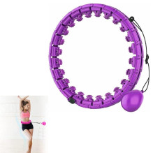 Massaging gymnastic hoop Smart Hula Hoop M2 purple