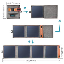 Solar charger Choetech SC004 14W 2.4A