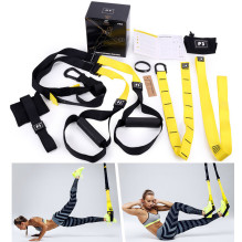 Set of training belts Pro 3 FA008 black-yellow