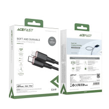 USB kabelis Acefast C2-01 MFi PD30W USB-C to Lightning 1.2m juodas