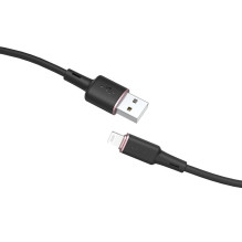 USB kabelis Acefast C2-02 MFi USB-A to Lightning 1.2m juodas