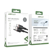 USB cable Acefast C2-04 USB-A to USB-C 1.2m black