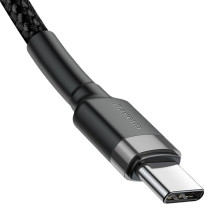 USB cable Baseus Cafule PD60W Type-C 2.0m gray-black CATKLF-HG1