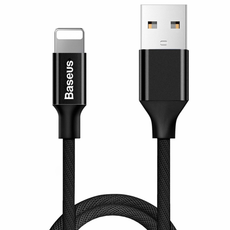 USB cable Baseus Yiven USB-A to Lightning 1.2m black CALYW-01