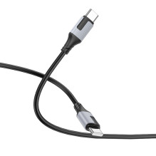 USB cable Borofone BX101 60W USB-C to USB-C 1.0m black