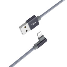 USB cable Borofone BX26 Lightning 1.0m metallic gray