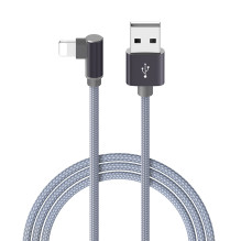 USB cable Borofone BX26 Lightning 1.0m metallic gray