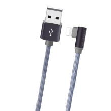 USB cable Borofone BX26 Lightning 1.0m metallic gray