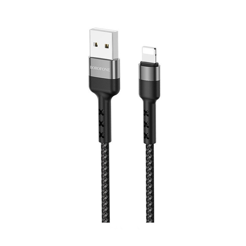 USB cable Borofone BX34 Lightning 1.0m black