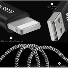 USB kabelis Dux Ducis K-ONE Lightning FastCharging 1.0m