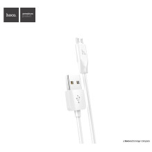 USB kabelis Hoco X1 microUSB 1.0m baltas