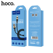 USB cable Hoco X26 Lightning 1.0m black-gold