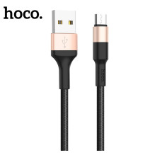 USB cable Hoco X26 microUSB 1.0m black-gold