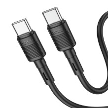 USB cable Hoco X83 60W Type-C to Type-C 1.0m black