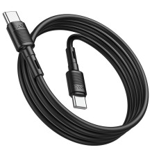 USB cable Hoco X83 60W Type-C to Type-C 1.0m black