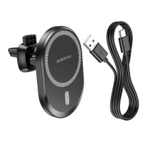 Car holder-charger Borofone BH201 Magsafe 15W magnetic, black