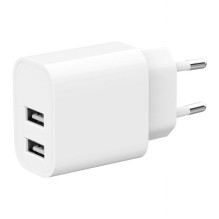 CHARGER USB UNIVERSAL WHITE / 2P TA-UC-2A12-01 GEMBIRD