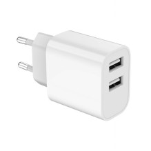 CHARGER USB UNIVERSAL WHITE / 2P TA-UC-2A12-01 GEMBIRD