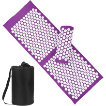 Massage acupressure mat with cushion MM-001 purple