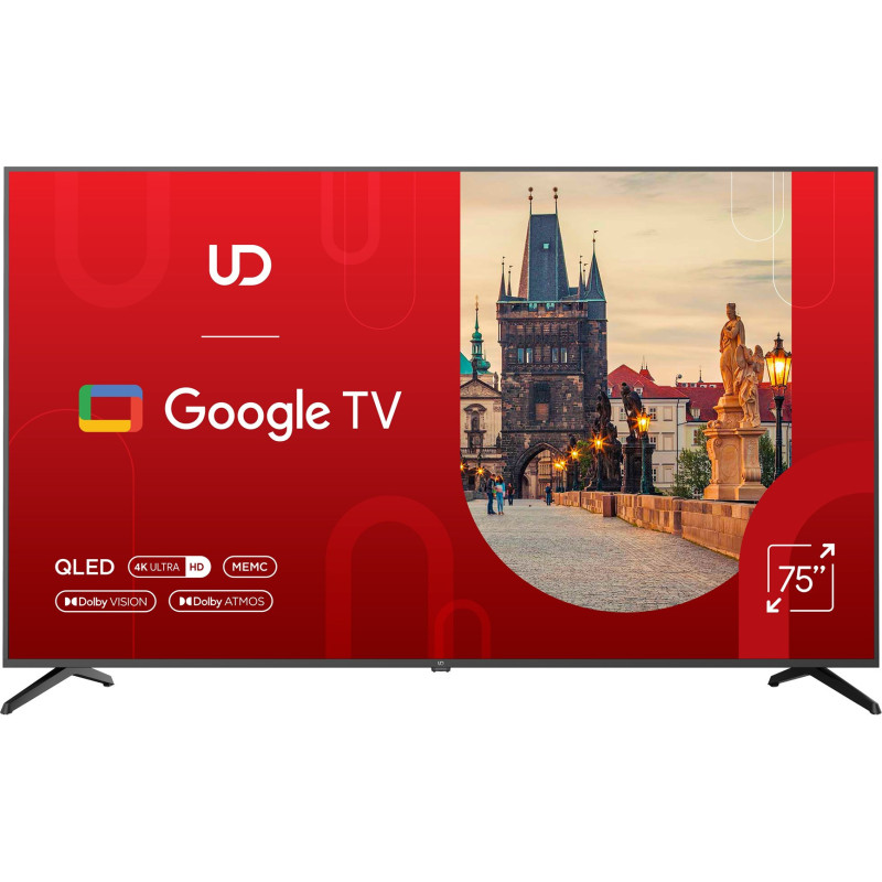 UD 75 colių televizorius 75QGU8210S 4K Ultra HD, Q-LED, DVB-T / T2 / C