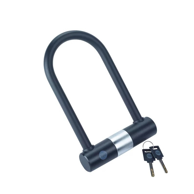 U-lock bicycle lock - YUL0 / 18 / 192 / 2 Black