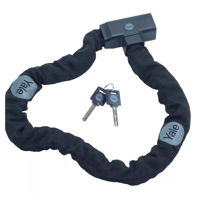 Chain with key lock - YCHK0 / 8 / 90 / 2 Black