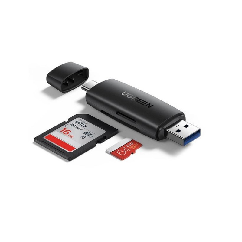 Kortelių skaitytuvas Ugreen (CM304) Type-C / USB 3.0 (microSD,SD)