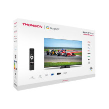 Televizorius, THOMSON, 50&quot;, 4K / Smart, QLED, 3840x2160, belaidis LAN, Bluetooth, Google TV, juodas, 50QG7C14