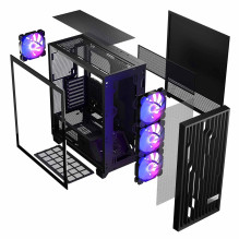 MODECOM Case VOLCANO PERUN APEX ARGB MIDI Black