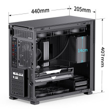 Computer Case JONSBO D41 MESH SCREEN Black