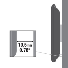 Sbox PLB-2222F fiksuotas plokščiaekranis LED televizoriaus laikiklis 23&quot;-43&quot; 35kg