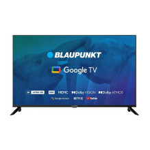 65 colių televizorius Blaupunkt 65UGC6000 4K Ultra HD, GoogleTV, Dolby Atmos, WiFi 2,4–5GHz BT, WiFi juodas