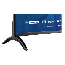 65 colių televizorius Blaupunkt 65UGC6000 4K Ultra HD, GoogleTV, Dolby Atmos, WiFi 2,4–5GHz BT, WiFi juodas