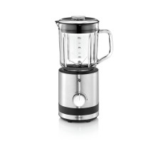 WMF KITCHENminis 0416490011 0,8 L Stalinis trintuvas 400 W Juoda, Nerūdijantis plienas, Skaidrus