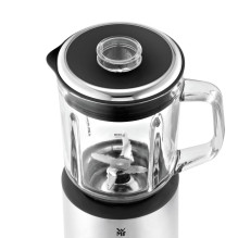 WMF KITCHENminis 0416490011 0,8 L Stalinis trintuvas 400 W Juoda, Nerūdijantis plienas, Skaidrus