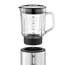 WMF KITCHENminis 0416490011 0,8 L Stalinis trintuvas 400 W Juoda, Nerūdijantis plienas, Skaidrus