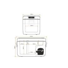 Yolco KX30 GREEN portable compressor refrigerator