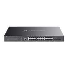 Switch, TP-LINK, Omada, SG3428XPP-M2, Desktop / pedestal, Rack, 24x2.5GbE, 4xSFP+, 1xConsole, 1, PoE+ ports 16, 500 Watt