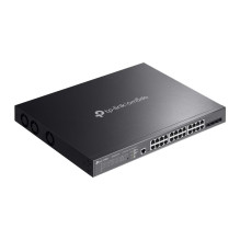 Switch, TP-LINK, Omada, SG3428XPP-M2, Desktop / pedestal, Rack, 24x2.5GbE, 4xSFP+, 1xConsole, 1, PoE+ ports 16, 500 Watt