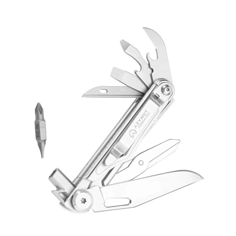 AZIMUTH GIEWON EDC MULTITOOL - 8 TOOLS + HOLSTER