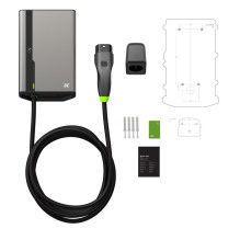 Green Cell EVGC021A2275 electric vehicle charging station Grey Aluminium Wall 3 Built-in display LED