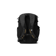 RED backpack Rucksack Black Alcantara, Polyester