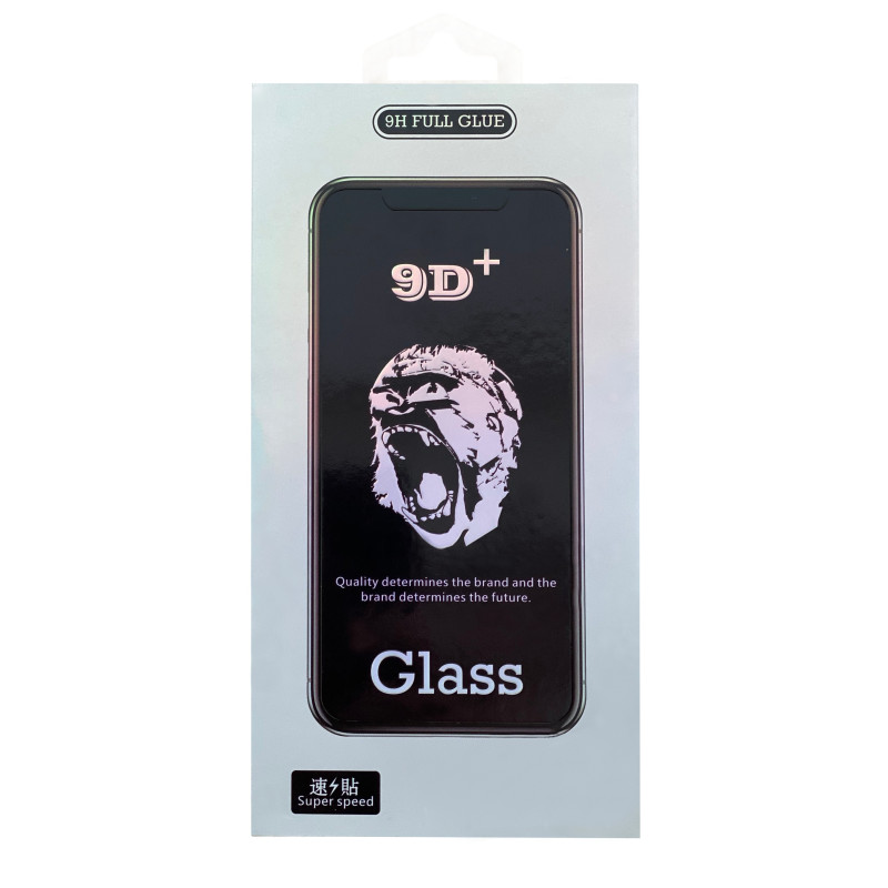 LCD protective glass 9D Gorilla Apple iPhone 16 black