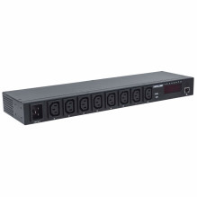 Intellinet 19&quot; Intelligent 8-Port PDU, 19&quot; Rackmountable C13 Intelligent Power Distribution Unit Monitors Powe