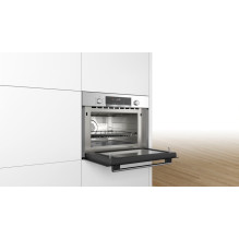 Bosch Serie 6 CMA585GS0 Mikrobangų krosnelė 44 L 900 W Nerūdijantis plienas