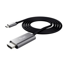 Trust Calyx USB grafikos adapteris Juodas, metalinis