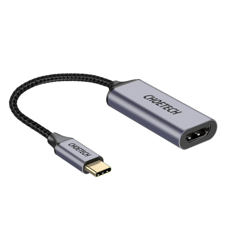 Adapter Choetech HUB-H10 4K 60Hz USB-C to HDMI gray