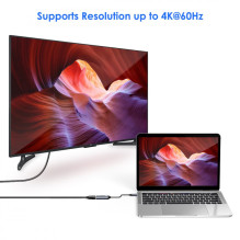 Adapteris Choetech HUB-H11 4K 60Hz USB-C to DisplayPort pilkas