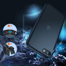 Tech-Protect Tech-Protect MattFit dėklas, skirtas iPhone 7 / 8 / SE 2020 / 2022 - juodas