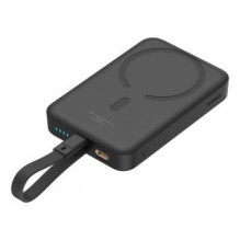 Baseus Baseus Magnetic Mini MagSafe 10000mAh 20W powerbank with built-in Lightning cable - black + Baseus Simple Series 